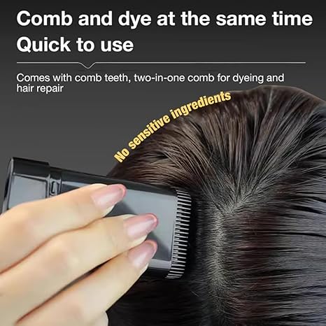 Instant Hair Dye Comb – Cover Gray in Seconds