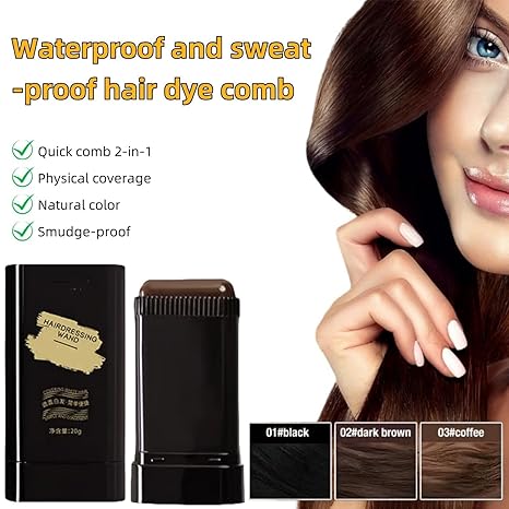 Instant Hair Dye Comb – Cover Gray in Seconds